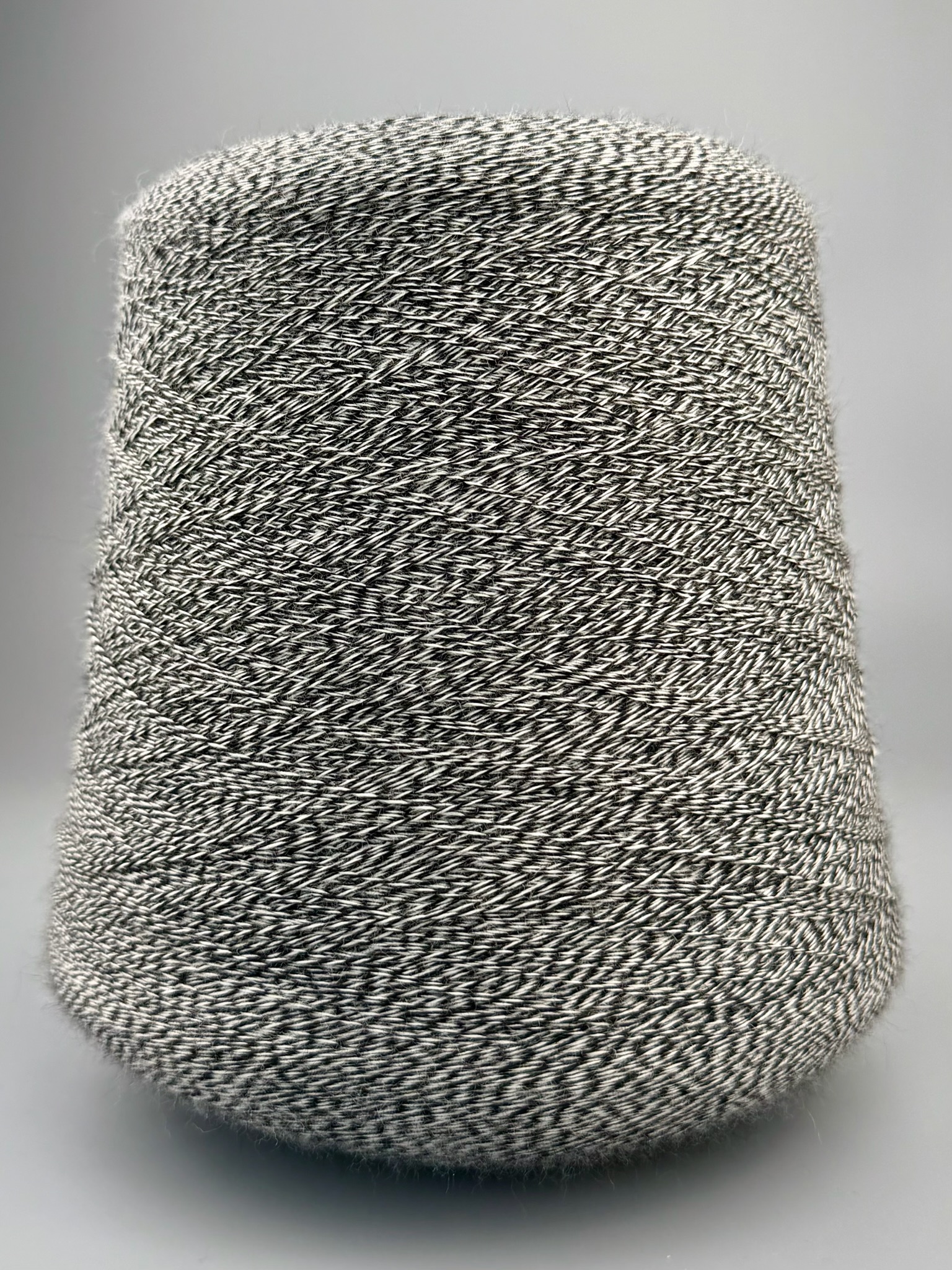 Zegna Baruffa Cashwool 2/30 – Extrafeines Merinogarn Melange weiss und schwarz 548688 foto 2